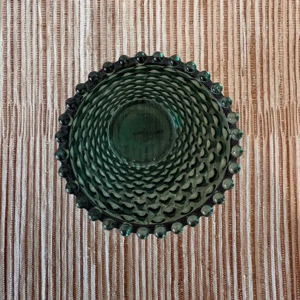 Green Textured Glass Tumbler - Picture 5 of 5